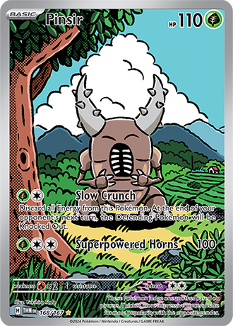168/167 - Pinsir (Illustration Rare)