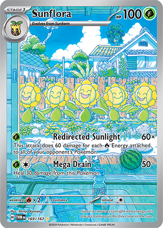 169/167 - Sunflora (Illustration Rare)