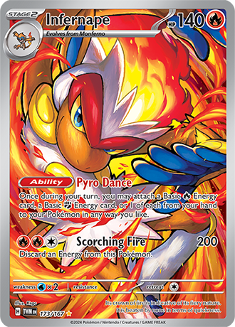 173/167 - Infernape (Illustration Rare)