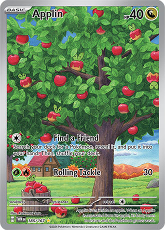 185/167 - Applin (Illustration Rare)