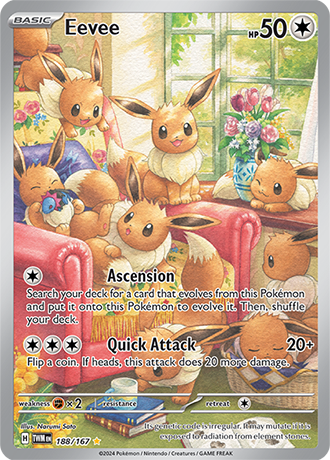 188/167 - Eevee (Illustration Rare)