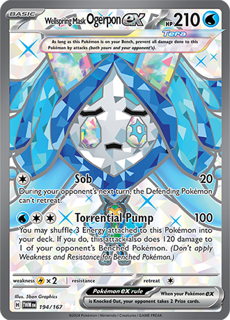 194/167 - Wellspring Mask Ogerpon Ex (Ultra Rare)