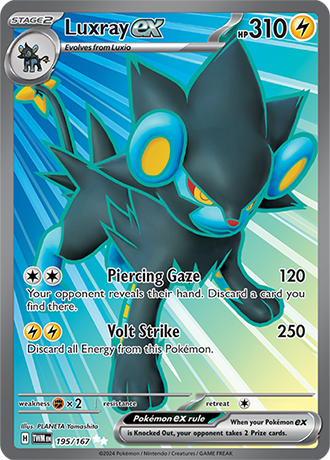 195/167 - Luxray Ex (Ultra Rare)