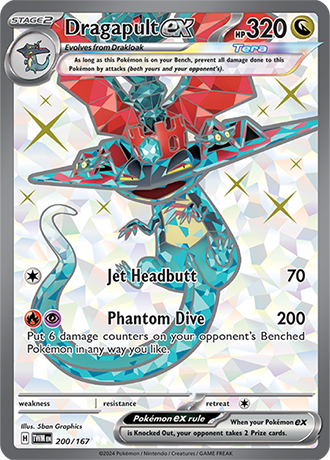200/167 - Dragapult Ex (Ultra Rare)