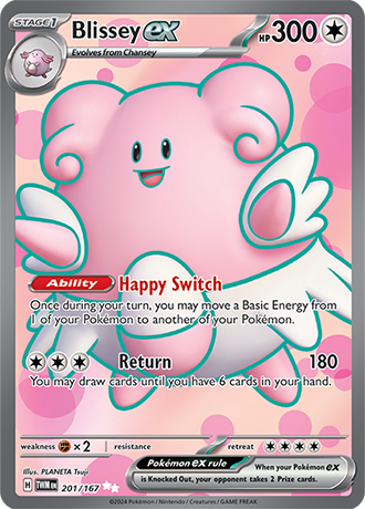201/167 - Blissey Ex (Ultra Rare)