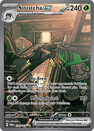 210/167 - Sinistcha Ex (Special Illustration Rare)