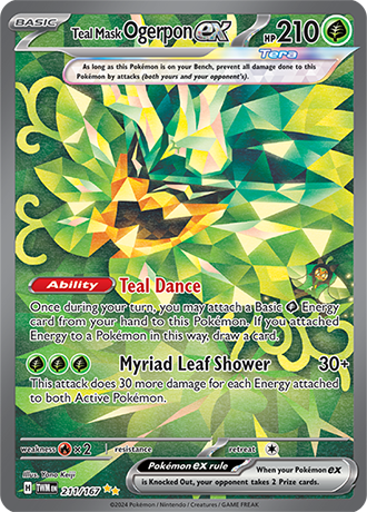 211/167 - Team Mask Ogerpon Ex (Special Illustration Rare)