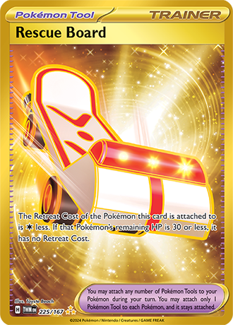225/167 - Rescue Board (Hyper Rare)