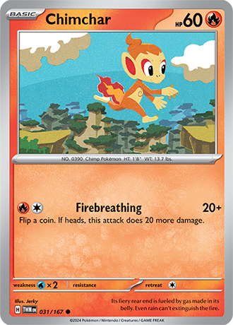 031/167 - Chimchar