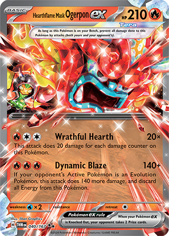 040/167 - Hearthflame Mask Ogerpon Ex