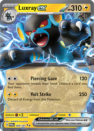 068/167 - Luxray Ex