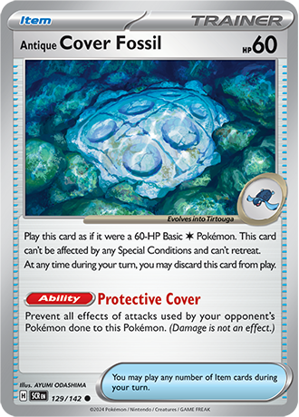 129/142 - Antique Cover Fossil