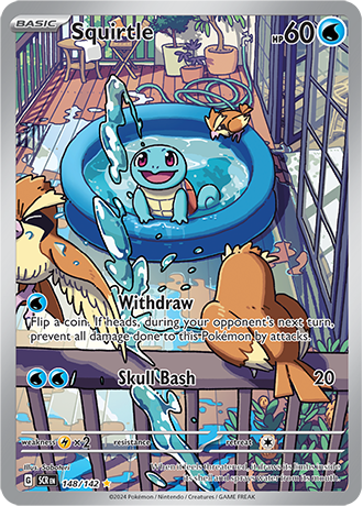 148/142 - Squirtle (Illustration Rare)