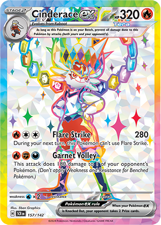 157/142 - Cinderace Ex (Ultra Rare)