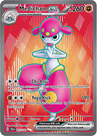 161/142 - Medicham Ex (Ultra Rare)