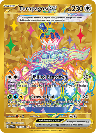 173/142 - Terapagos Ex (Hyper Rare)