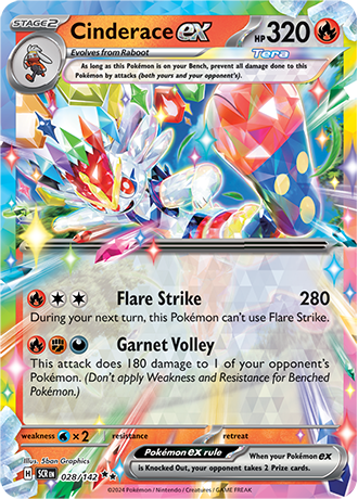 028/142 - Cinderace Ex