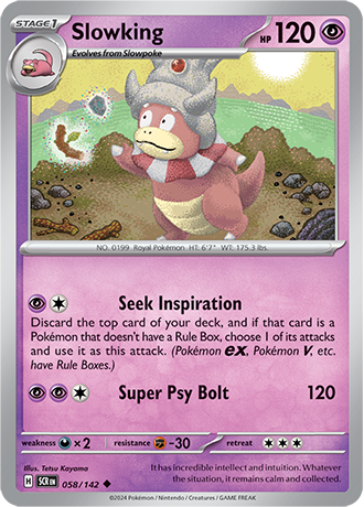 058/142 - Slowking