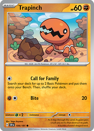104/191 - Trapinch