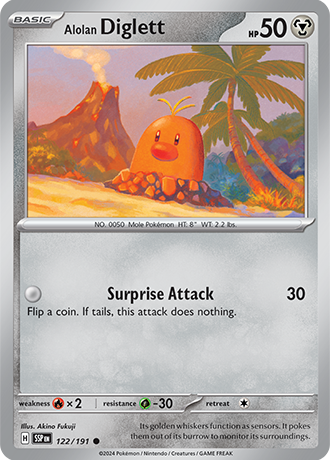 122/191 - Alolan Diglett