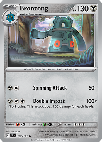 127/191 - Bronzong