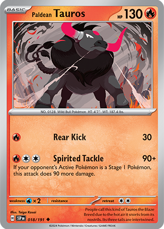 018/191 - Paldean Tauros