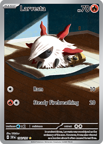 196/191 - Larvesta (Illustration Rare)