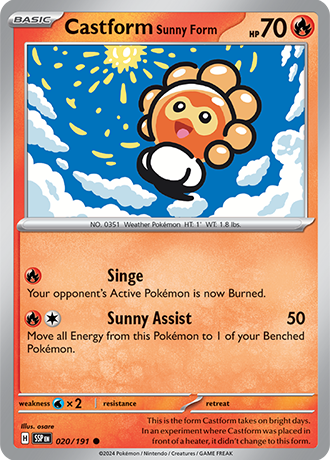 020/191 - Castform Sunny Form