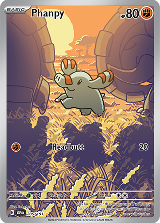 205/191 - Phanpy (Illustration Rare)