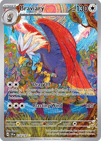 214/191 - Braviary (Illustration Rare)