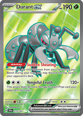 215/191 - Durant Ex (Ultra Rare)