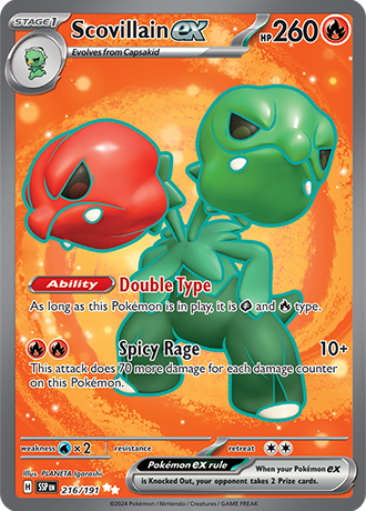 216/191 - Scovillain Ex (Ultra Rare)