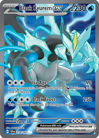 218/191 - Black Kyurem Ex (Ultra Rare)