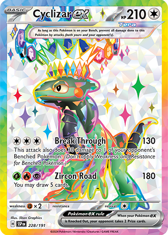 228/191 - Cyclizar Ex (Ultra Rare)