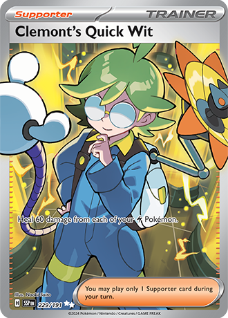 229/191 - Clemont's Quick Wit (Ultra Rare)