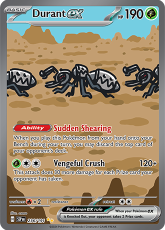 236/191 - Durant Ex (Special Illustration Rare)
