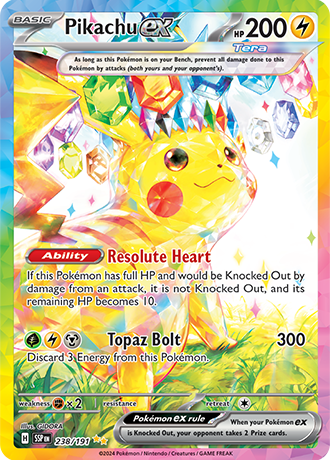 238/191 - Pikachu Ex (Special Illustration Rare)