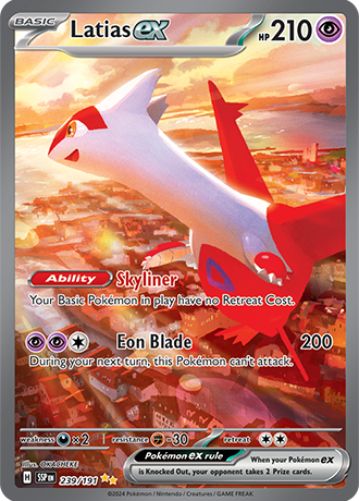 239/191 - Latias Ex (Special Illustration Rare)