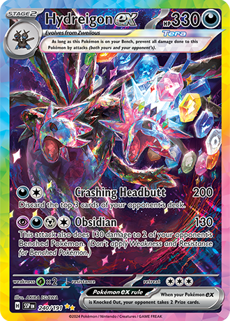 240/191 - Hydreigon Ex (Special Illustration Rare)