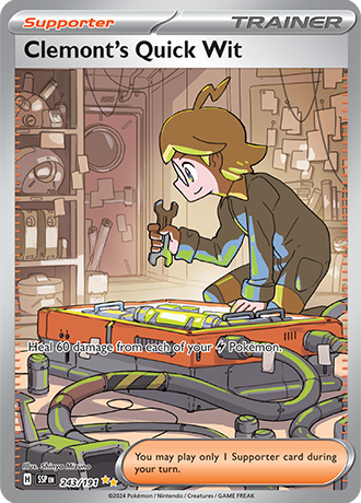 243/191 - Clemont's Quick Wit (Special Illustration Rare)