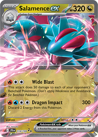 114/159 Salamence Ex