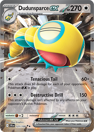 121/159 Dudunsparce Ex