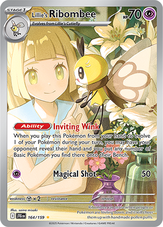 164/159 - Lillie's Ribombee (Illustration Rare)