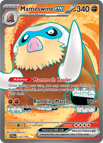 174/159 - Mamoswine Ex (Ultra Rare)