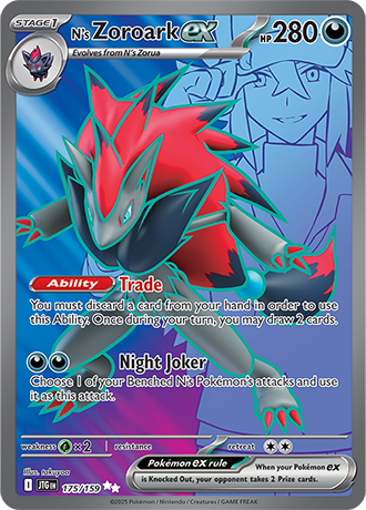 175/159 - N's Zoroark Ex (Ultra Rare)