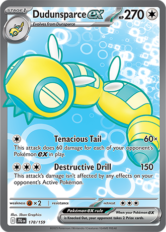 178/159 - Dudunsparce (Ultra Rare)