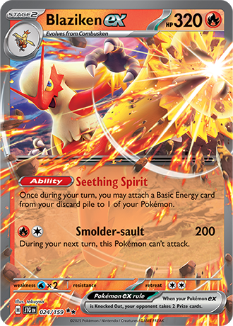 024/159 Blaziken Ex