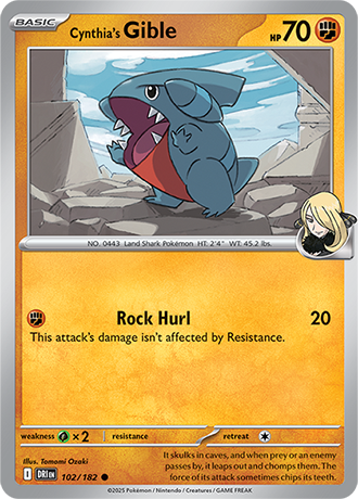 102/182 - Cynthia's Gible