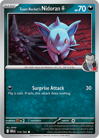 114/182 - Team Rocket's Nidoran
