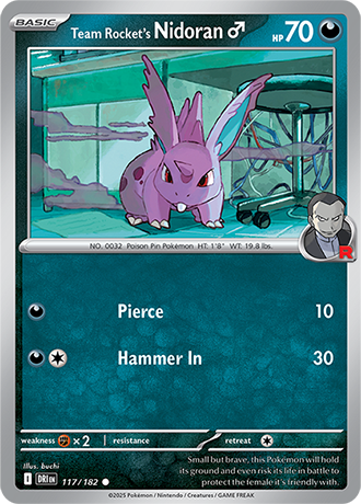 117/182 - Team Rocket's Nidoran